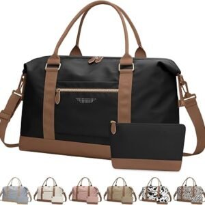 elongriver bolsa de viaje de lona para mujer