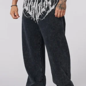 Pantalón Jogger Oversize "Black Wash"